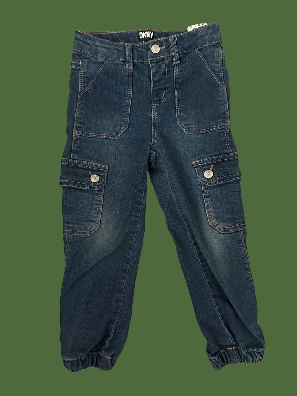 DKNY Kids Indigo Cargo Jogger Jeans